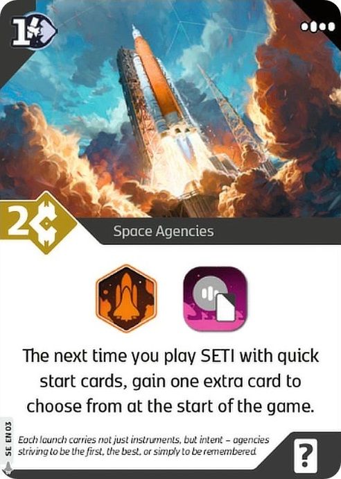 SETI Space Agencies - Space Agencies Promo Card