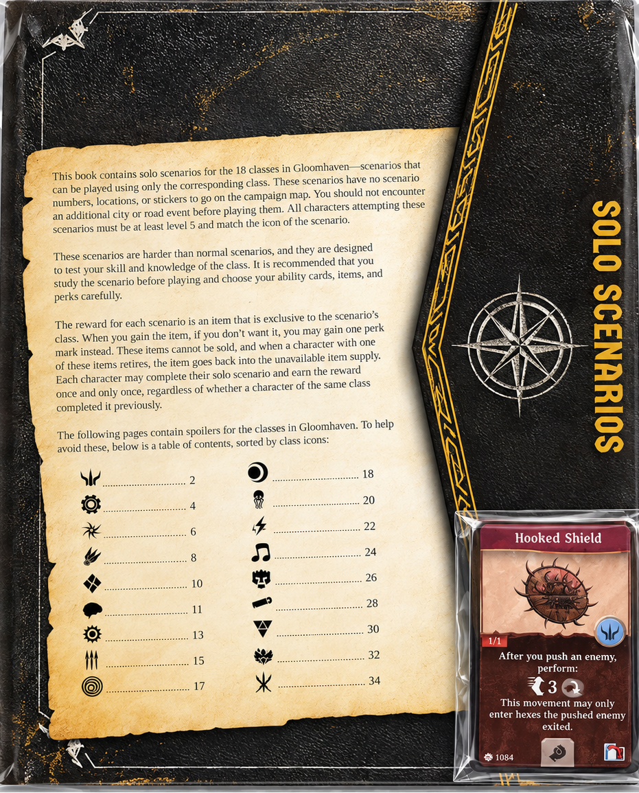 Gloomhaven 2nd Edition Solo Scenarios