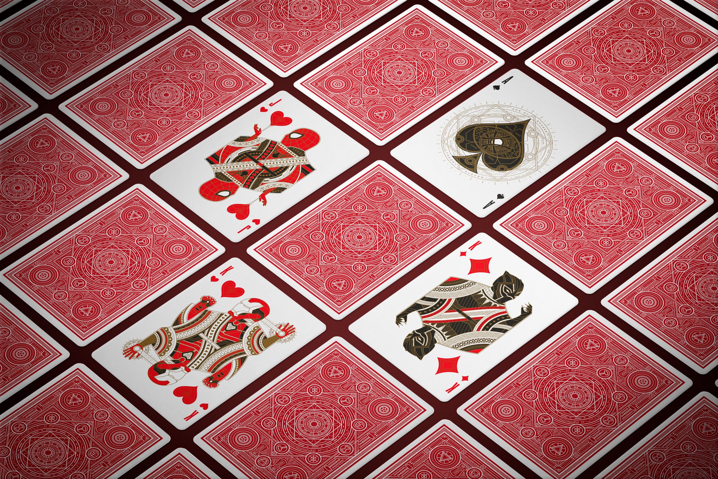Avengers - The Infinity Saga Playing Cards Red Version