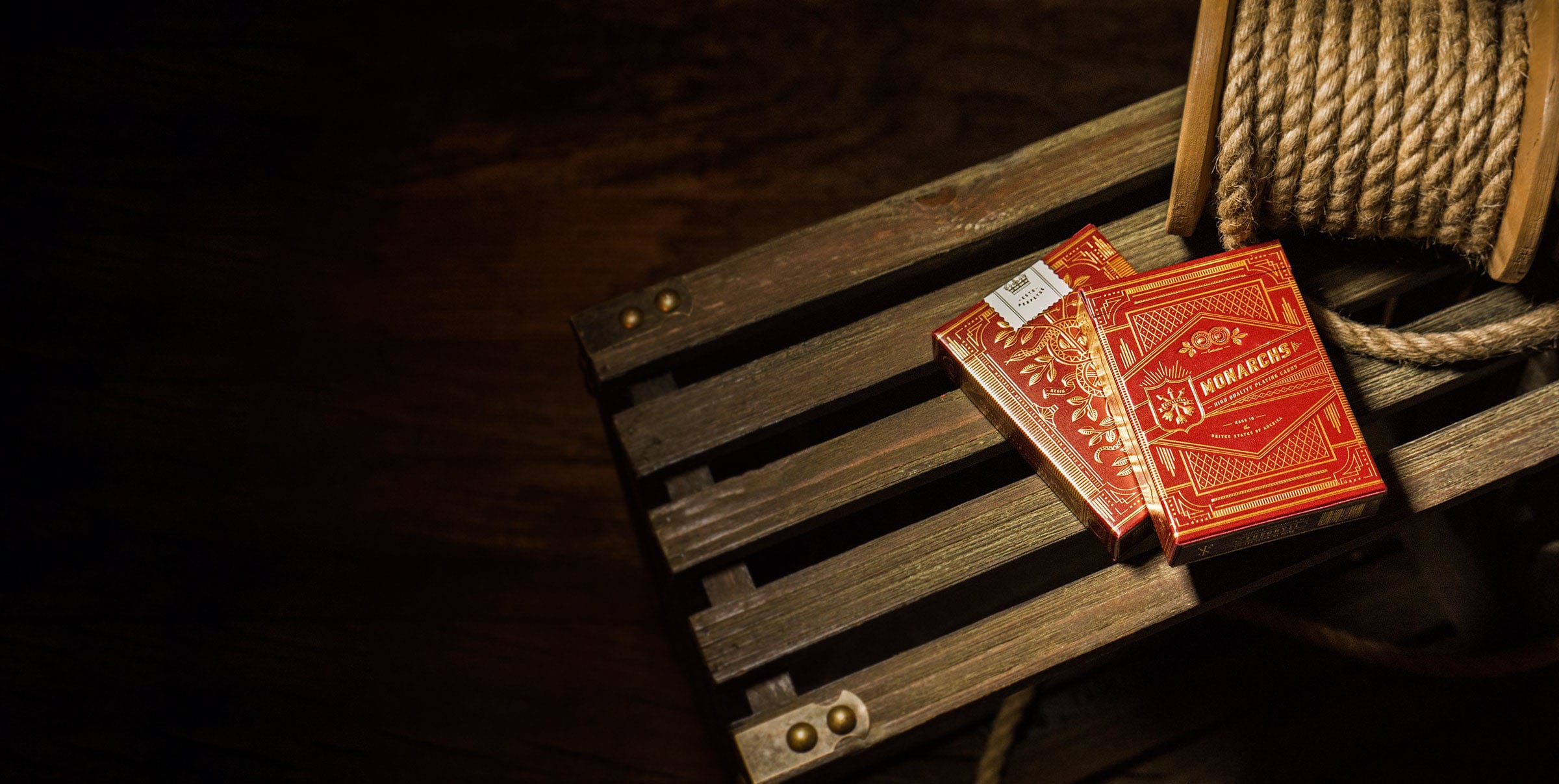 Theory 11 Monarchs Playing Cards Red