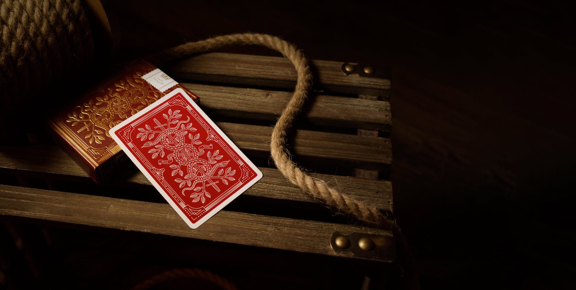 Theory 11 Monarchs Playing Cards Red