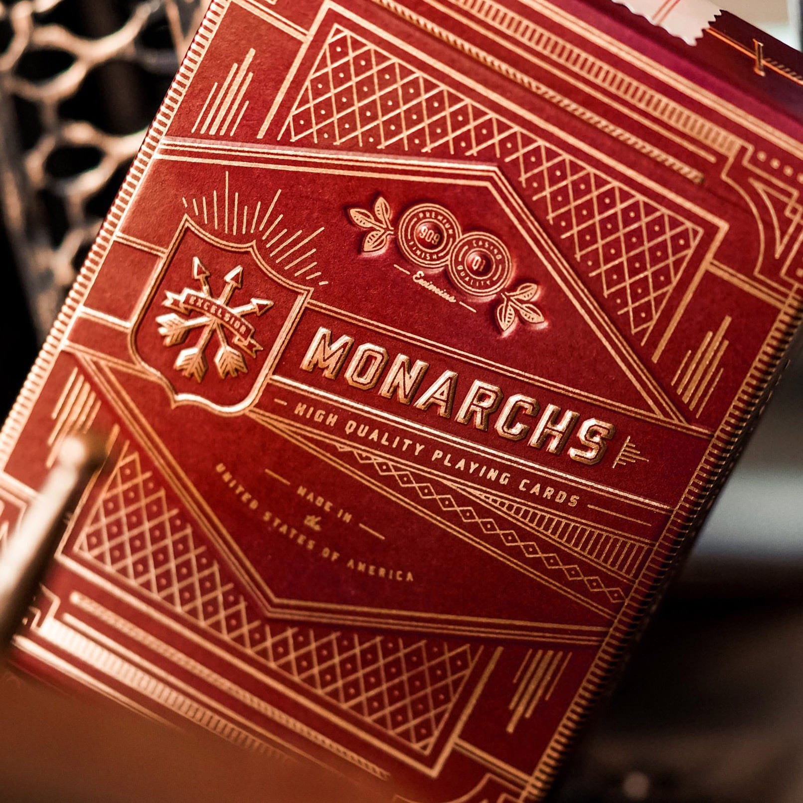 Theory 11 Monarchs Playing Cards Red