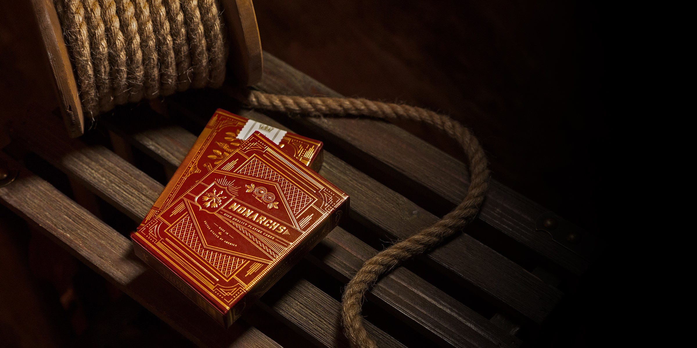 Theory 11 Monarchs Playing Cards Red