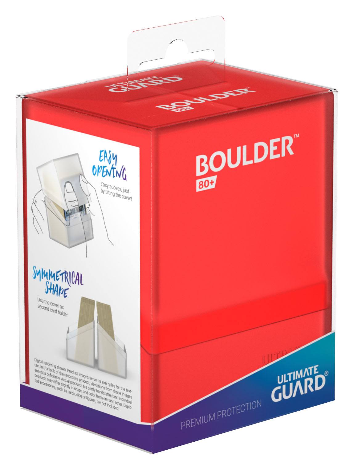 Ultimate Guard Boulder 80+ (Ruby)