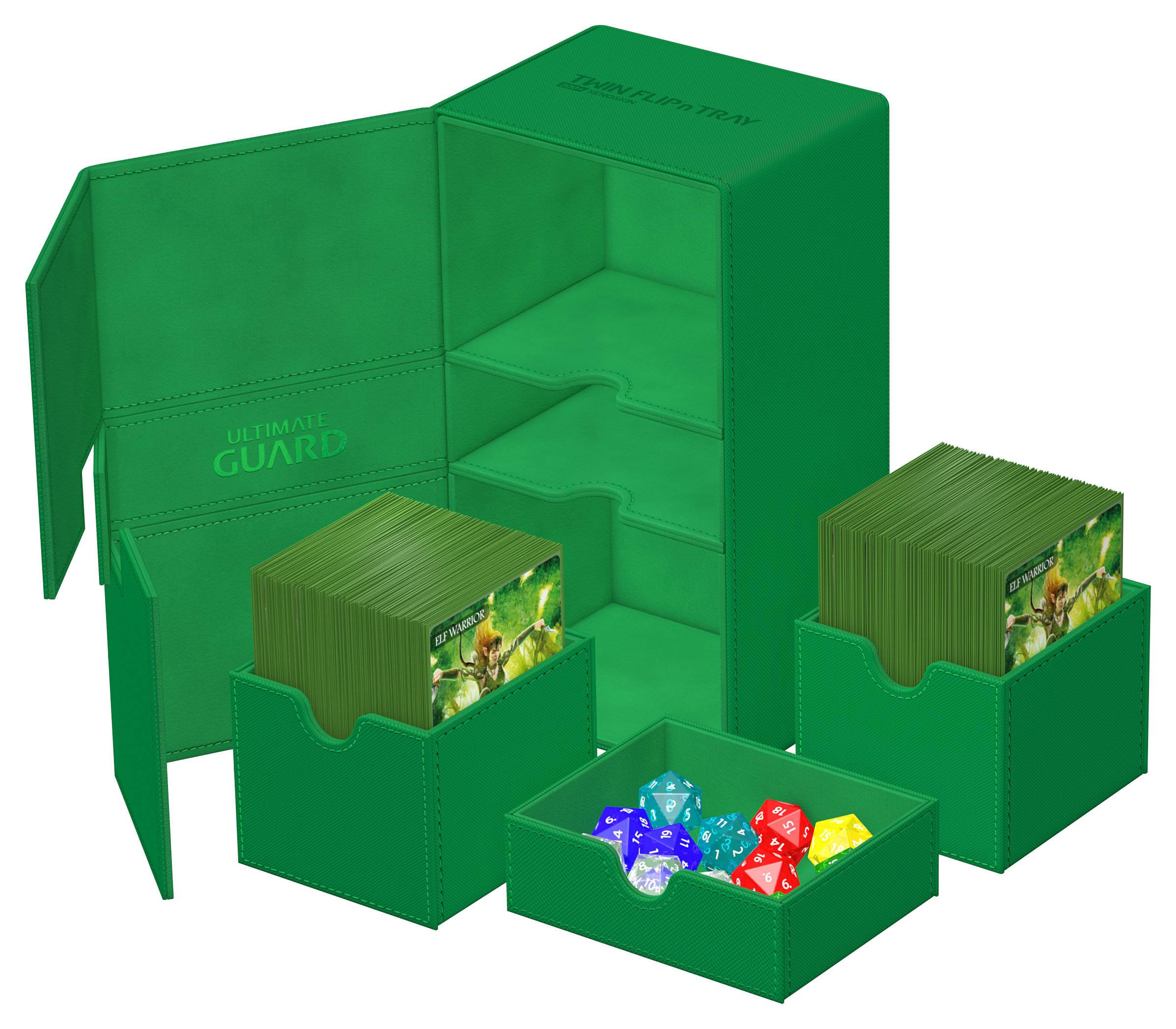 Ultimate Guard Twin Flip'n'Tray 200+ Xenoskin (Green)