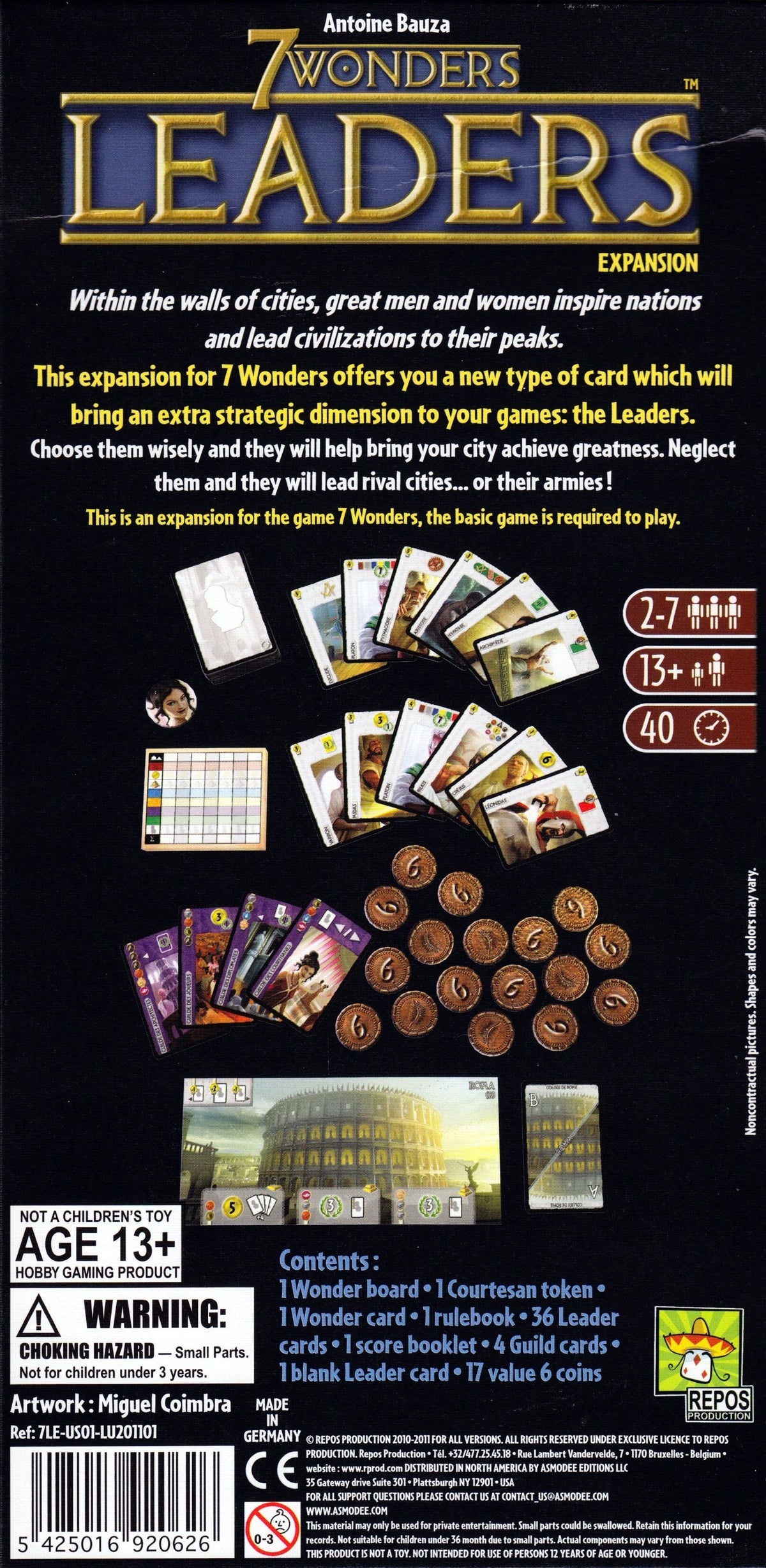 7 Wonders - Leaders Expansion